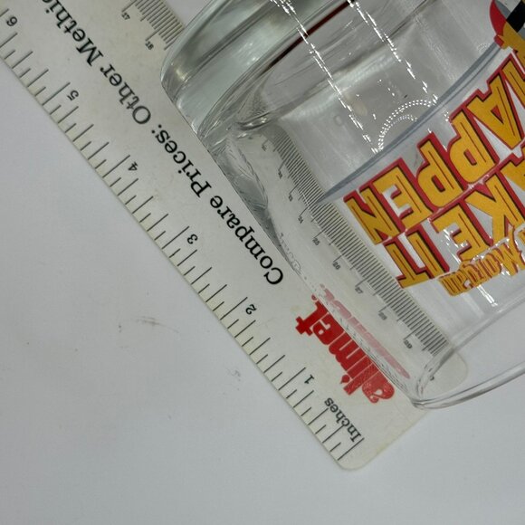 CAPTAIN MORGAN RUM TUMBLER "MAKE IT HAPPEN" W/SWORD GRAPHICS 12 OZS LIKE NEW - Picture 4 of 4